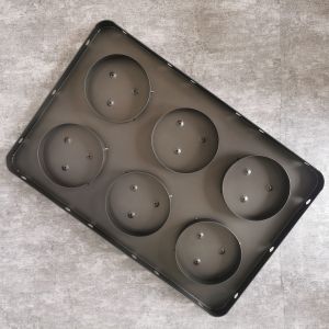 PTFE 6 Links Non Toxic Insulated Cake Pan Dishwasher Safe