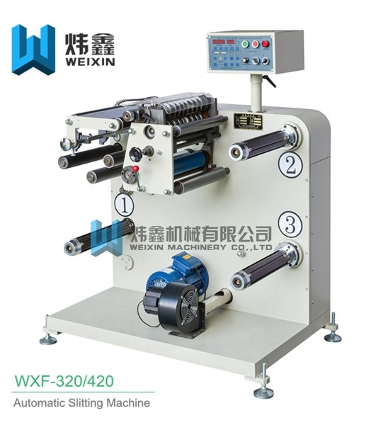 Quality Horizontal Automatic Slitting Machine / White Polyester Film Slitting Machine wholesale