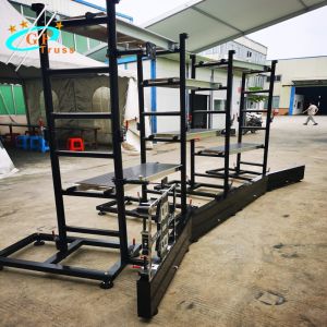 Black Arch LED Screen Truss Wall Ground Stand Support