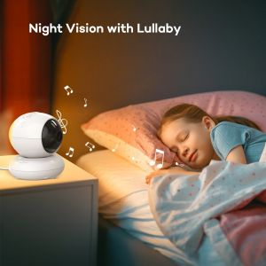 High Definition Infant Monitor Video Babyphone with 360°pan Tilt Zoom Camera and
