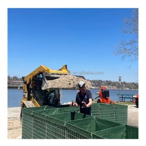 Easily Assembled Bastion Welded Gabion Wall for Strong Defensive Barrier