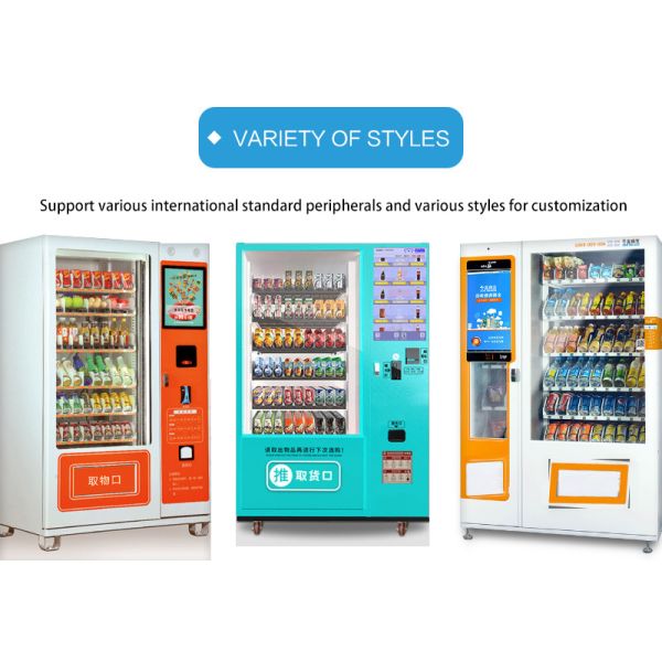 Intelligent Auto Vending Machine With Conveyor Belt Tracks And Touch Screen