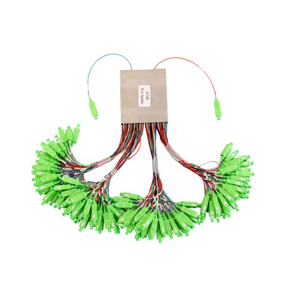 Quality SC APC Mini PLC Splitter 2X2 2x4 2X8 2X16 2X32 2x64 2x128 FTTH Fiber Optic Splitter wholesale
