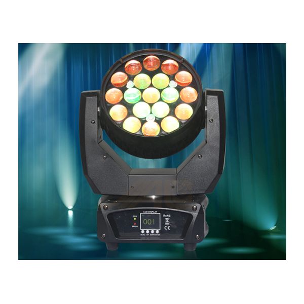 19x15W LED Moving Zoom Head Beam 4 In 1 Disco Lights