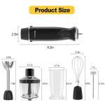 Slim Ergonomic Multi Function Hand Blender DC Motor With Low Noise