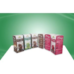 Fruit Juice Paper Packaging Boxes Recyclable with Auto - lock