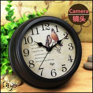 Mini H.264 wifi clock Pinhole wireless Mini hidden camera