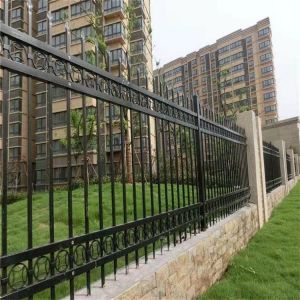 D Pale W Pale Steel Security Metal Palisade Fencing Rot Proof OEM