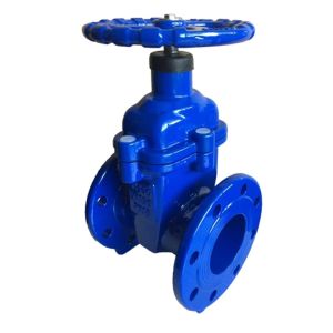 DIN3352 resilient seal cast iron PN16 gate valve