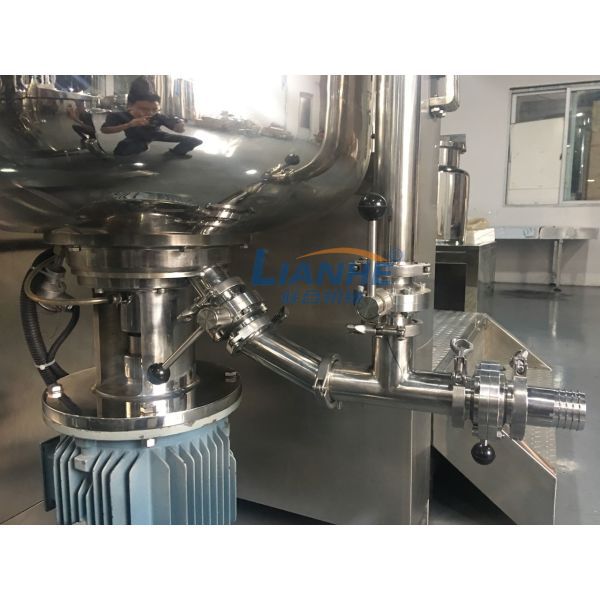 Stainless Steel PLC Vacuum Emulsifier Mixer Machine 150L Practical