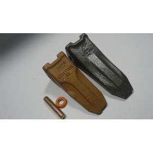 18S Bucket Teeth Yellow / Black 2713-1219 Excavator Parts With Pin