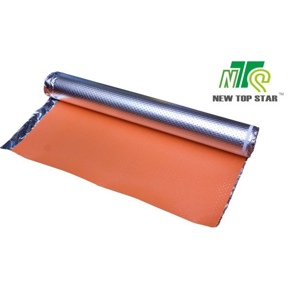 Quality 2mm 3 In 1 IXPE Foam Underlayment , Heatproof Sound Proofing Floor Underlay wholesale