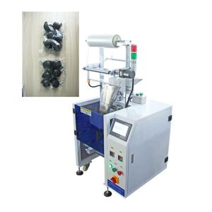 Manual Placement Vertical Irregular Product Shapes Packing Machine Castors