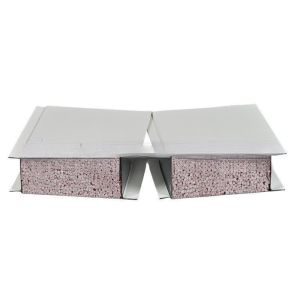 Polyurethane Fireproof Rock Wool Puffed Sheet Roofing Building Material