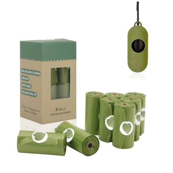 Factory Customized Eco friendly cornstarch compostable biodegradable dog poop