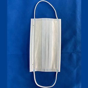 White Blue Disposable Face Mask Non Irritating Soft And Skin Friendly