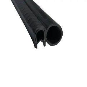 Cheap 65±5 Hardness Foam EPDM Rubber Strip Seal for Bottom Edge of Customized Weather Glass for sale