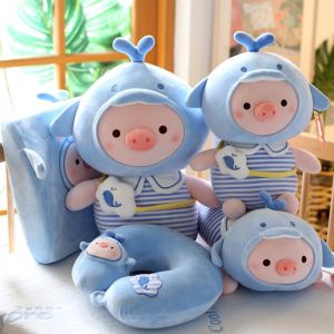 Kawaii Cartoon Pig Plush Toys With PP Cotton Filling