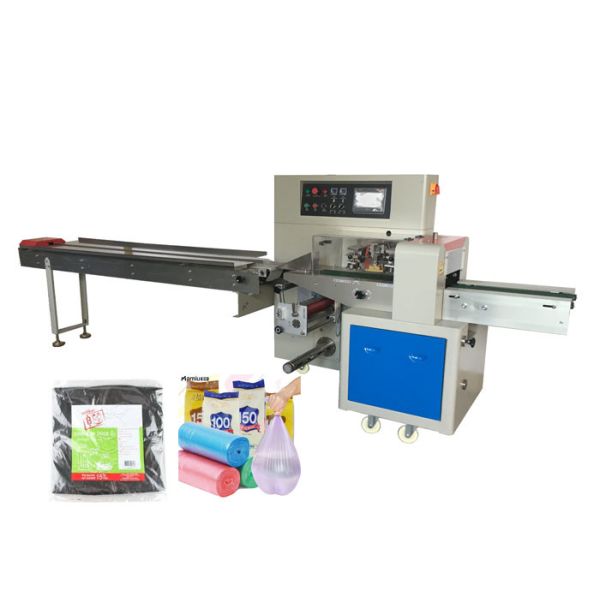 Quality Multi Garbage Bag Flow Packing Machine With Beautiful Performance Package wholesale