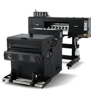 Advanced 60cm A1 PET Film Offset Heat Press Machine With 2Head I3200 And CMYKW 5 Colors