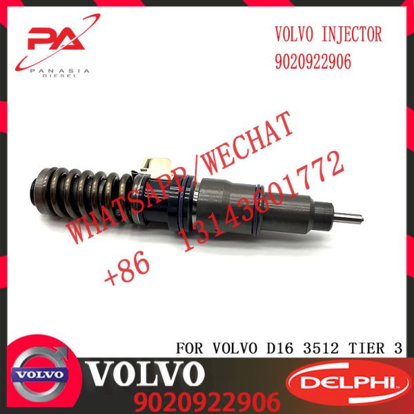 Factory Direct Sale Diesel Fuel Injector 20929906 9020922906 BEBE4D14101 For V-O-L-V D16 3512 TIER 3
