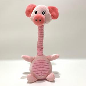 China Kids Animated Plush Toy Recording Repeating Pig W/ Twist Neck BSCI Audit on sale