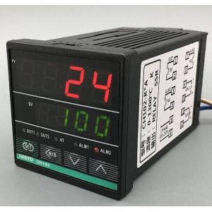 CH402 pt100 2 relay output digital temperature control thermostat controller