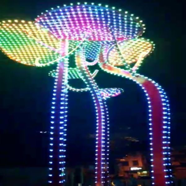 Quality Permanent Pixel Point Lights DMX 20mm DC12V Led Christmas RGB Lights for Surface Mounted Installation wholesale