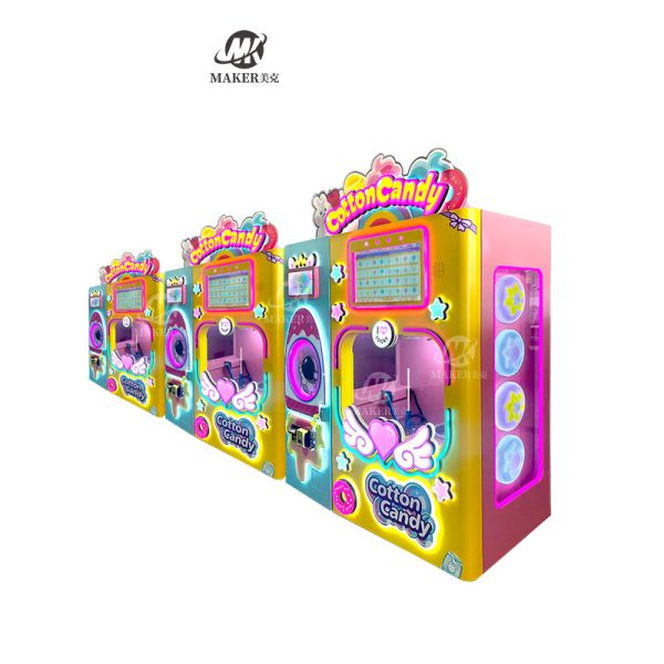 Professional Sweet Candy Cotton Vending Machine Commercial Automatic Intelligent
