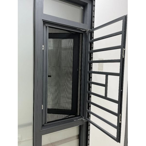 Modern Minimalist Style Casement Window With Hidden Screen Easy To Remove And Clean