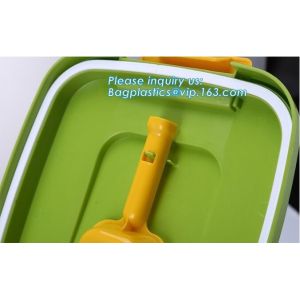PP plastic type and stocked eco-friendly feature Round pet food container with