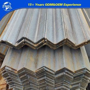 Q235 Galvanized Black Mild Steel Equal Unequal Building Hot Rolled Iron Bar Perforated Ms Steel Angle