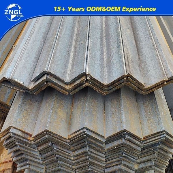 Q235 Galvanized Black Mild Steel Equal Unequal Building Hot Rolled Iron Bar