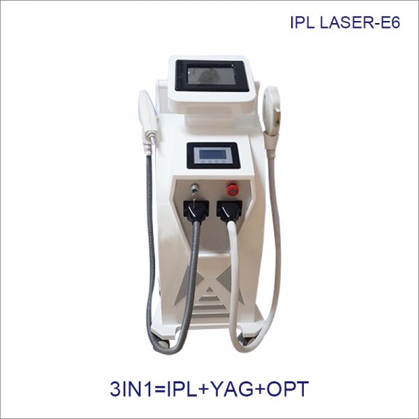2 In 1 IPL ELIGT Q-SWITCH ND YAGHair Removal Machine With 8.4 Inch Touching