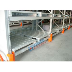 Powder Coating Pallet Rack Shelving , Industrial Pallet Racks Heavy Duty For