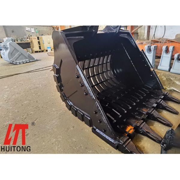 Hardox450 Excavator Skeleton Bucket 0.2-2.8 Cubic Meter Ditching Cleaning