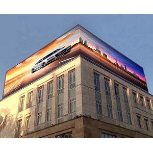 Curved Fixed Installation SMD2727 8000cd/Sqm Led Advertising Screens