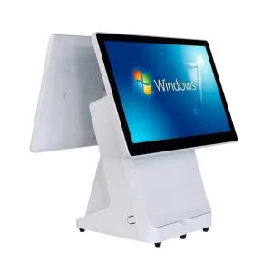 Cheap 15.6&quot; Touch Screen POS Device with 80mm Built-in Printer and VFD220 Customer Display for sale