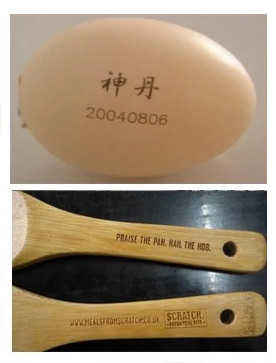 Small Portable 20W 30W Co2 Laser Marking Machine High Precision Plastic Rubbery