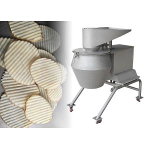 Uniform Potato Crinkle Slices And Shreds Cutting Machine With 3000kg/H High