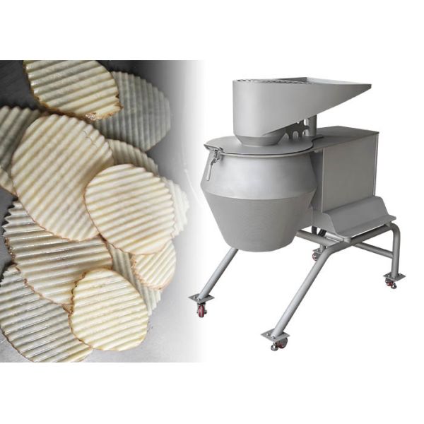 Uniform Potato Crinkle Slices And Shreds Cutting Machine With 3000kg/H High