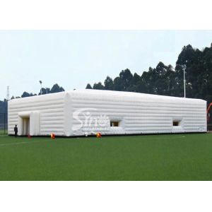 20x10m outdoor white giant inflatable cube tent for wedding parties made of best