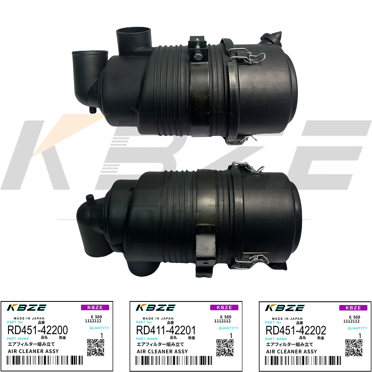 Cheap RD411-42201 KUBOTA RD451-42200 RD451-42202 AIR CLEANER ASSY FOR U45 U55 KX057-4 KX121-3 KX161-3 SMALL EXCAVATOR for sale