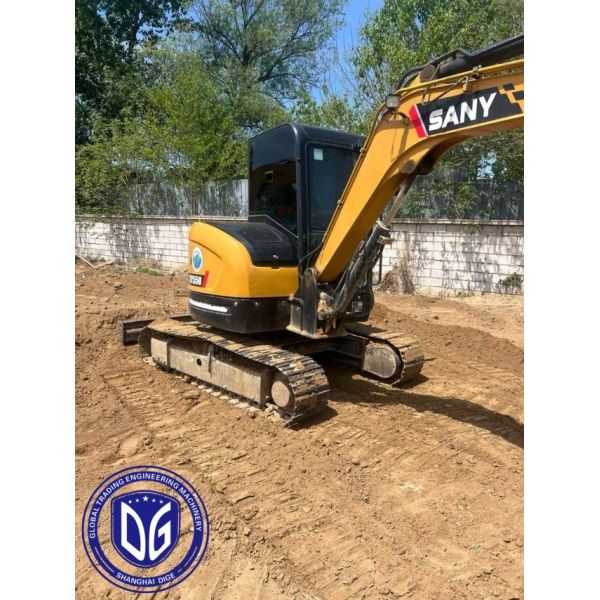Quality Sany SY55U 5.5Ton Mini Used Excavator Quick start Engine System wholesale