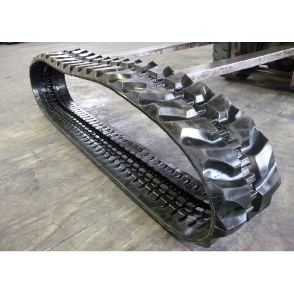 300x53x80K Kubota Replacement Black Rubber Tracks For Mini Construction