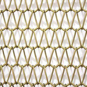 Decorative Ss304 Architectural Metal Mesh Spiral Weave Wires Conveyor Belt