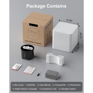 Cheap 3L Food Compost Machine Automatic With Auto Reverse Grind System for sale