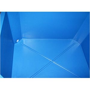 Rotomolded 1500Liter Blue Insulated Fish Container Seafood Processing Insulated