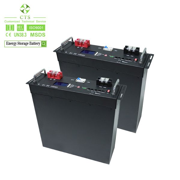 Quality CTS 30kWh 48V LiFePO4 Battery Power Backup Cabinet For Critical Solar Loads wholesale