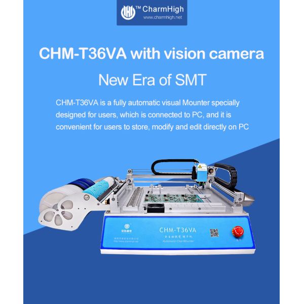 Automatic Calibration SMT Mounter Machine With Vision System CHM-T36VA